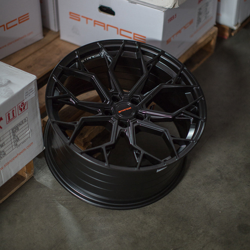 19" Stance SF10 Black Forged Concave Wheels Rims Fits 2008-2012 Honda Accord