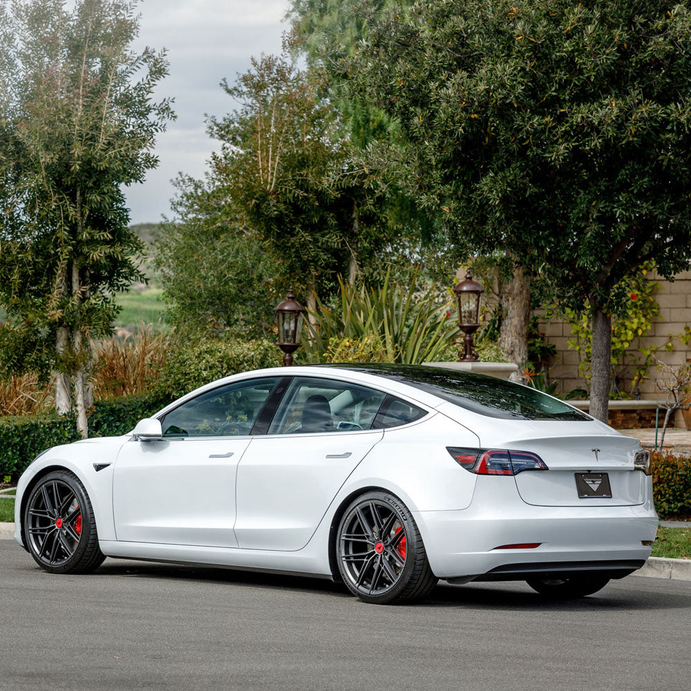 20" VORSTEINER V-FF 112 FORGED CONCAVE GRAPHITE WHEELS RIMS FITS TESLA MODEL 3