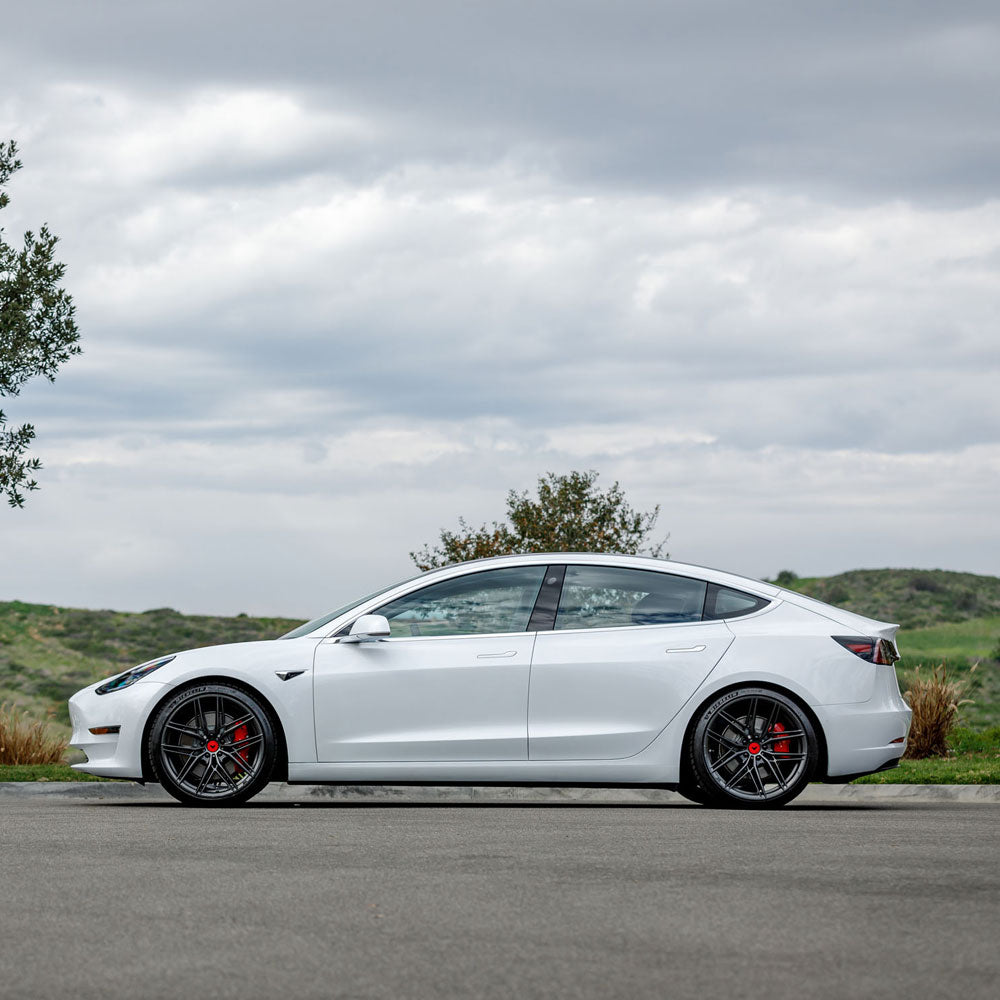 20" VORSTEINER V-FF 112 FORGED CONCAVE GRAPHITE WHEELS RIMS FITS TESLA MODEL 3