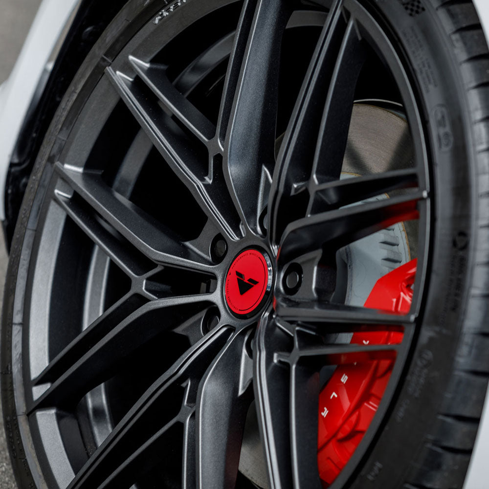 20" VORSTEINER V-FF 112 FORGED CONCAVE GRAPHITE WHEELS RIMS FITS TESLA MODEL 3