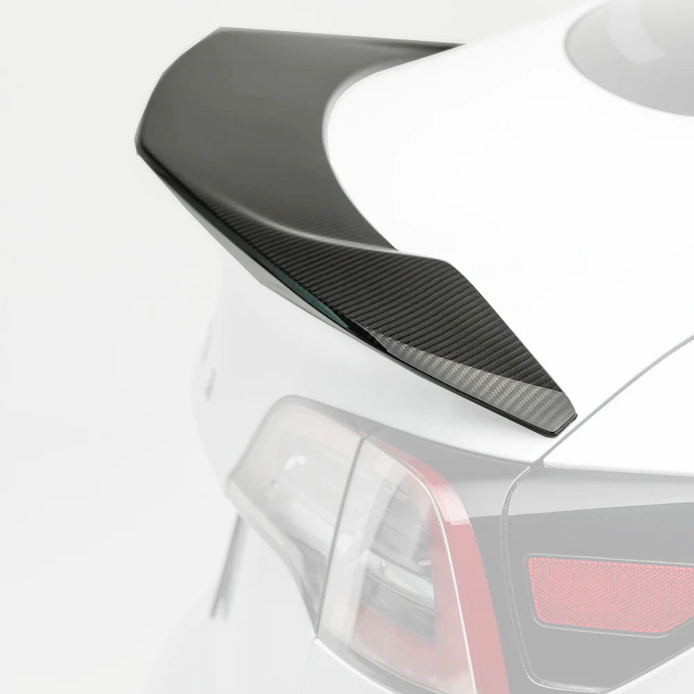 Vorsteiner Aero Volta Decklid Spoiler Carbon Fiber 2x2 Glossy Fits Tesla Model 3