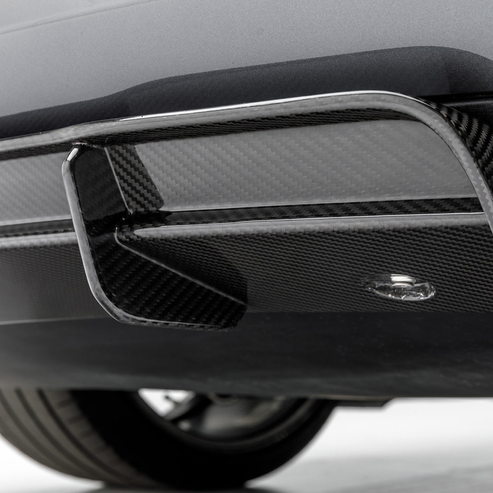 Vorsteiner Aero Volta Rear Diffuser Carbon Fiber 2x2 Glossy Fits Tesla Model 3