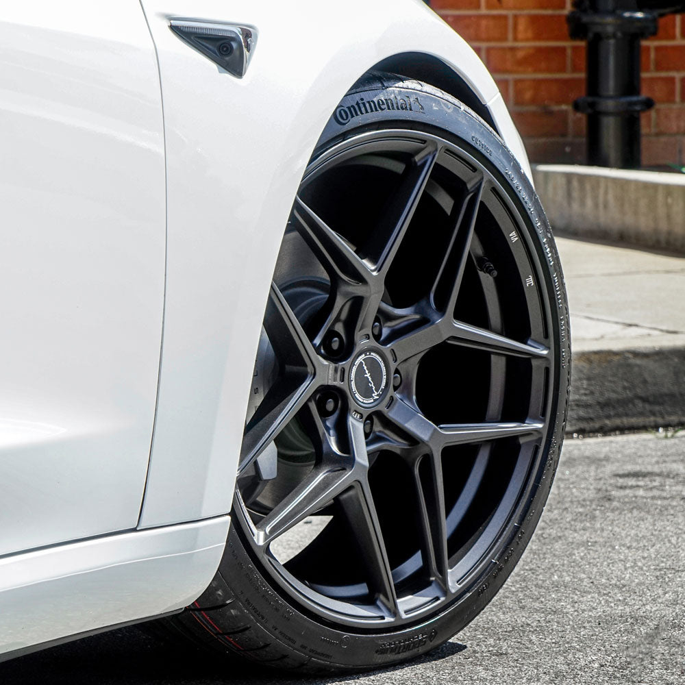 22" Brixton Forged RF7 Black Concave Wheels Rims Fits BMW G12 740 750