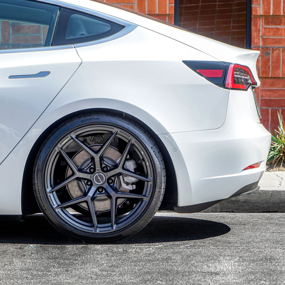 22" Brixton Forged RF7 Black Concave Wheels Rims Fits BMW G12 740 750