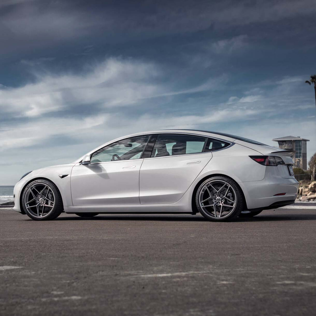 20" HRE FF11 Silver 20x9 20x10 Forged Concave Wheels Rims Fits Tesla Model 3