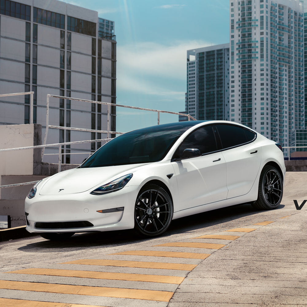 22" Velgen VF5 Gloss Black 22x10.5 Wheels Rims Fits Ford Explorer ST