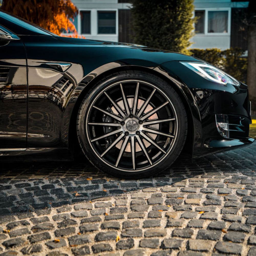 19" Vossen VFS-2 Black 19x9.5 19x11 Forged Wheels Rims Fits Mustang Shelby GT350