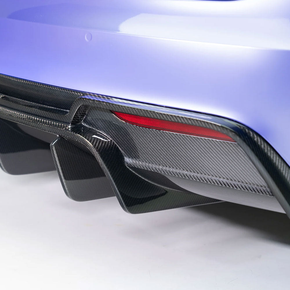 Vorsteiner Aero VRS Rear Diffuser Carbon Fiber 2x2 Glossy Fits Tesla S Plaid