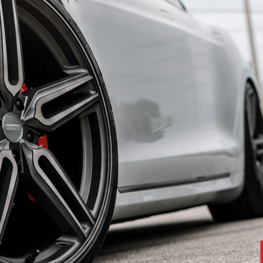 20" Vossen HF1 Grey 20x9 20x9 1198 Concave Wheels Rims Fits Tesla Model S