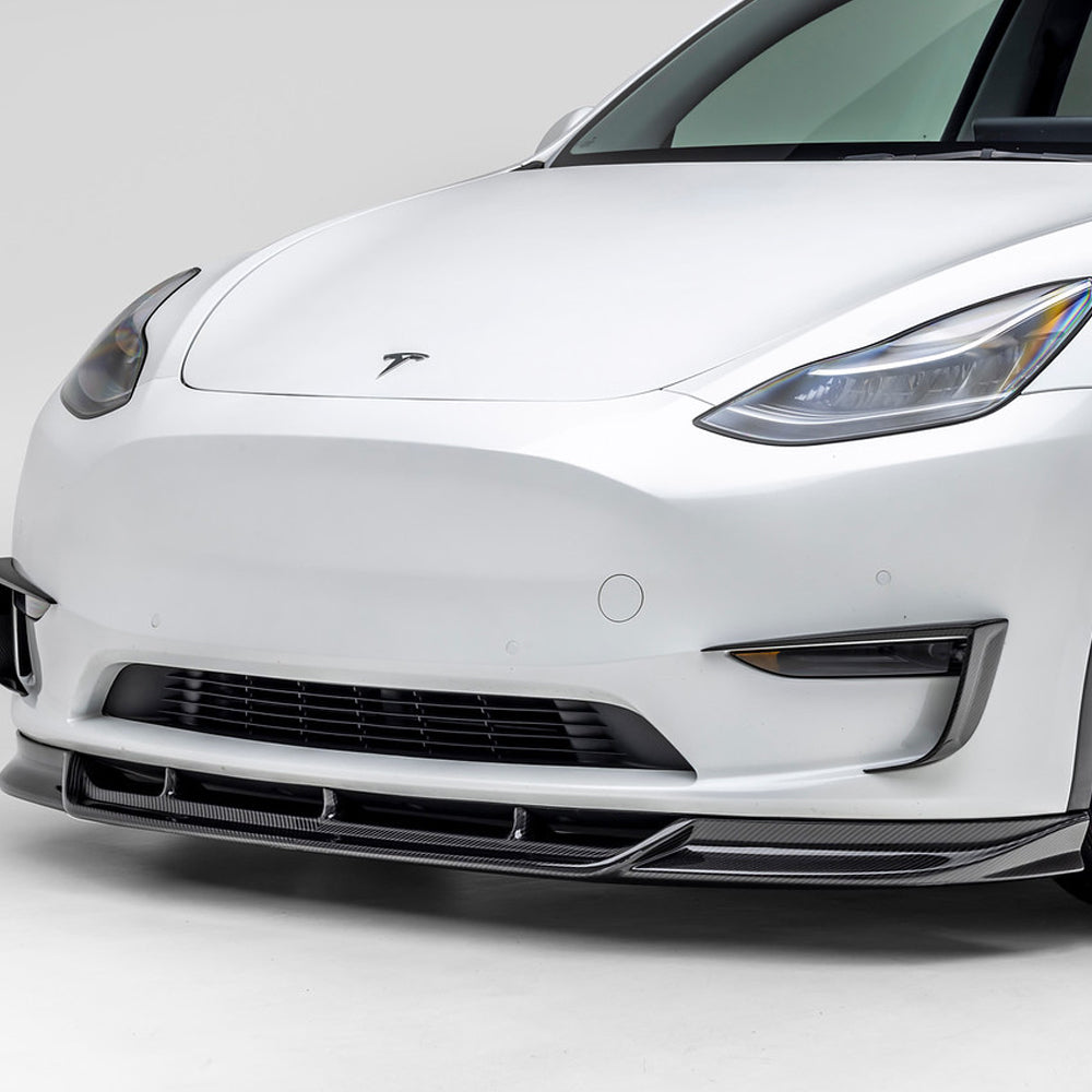 Vorsteiner Aero Add On Bumper Flares Carbon Fiber 2x2 Glossy Fits Tesla Model Y