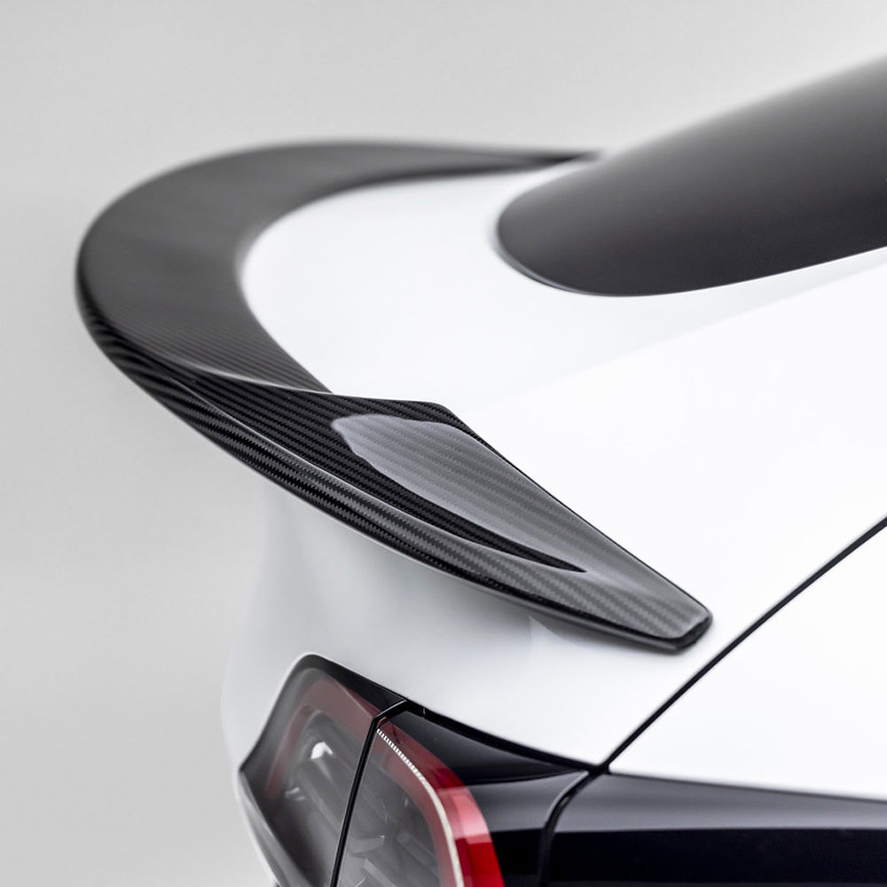 Vorsteiner Aero Decklid Spoiler Carbon Fiber 2x2 Glossy Fits Tesla Model Y