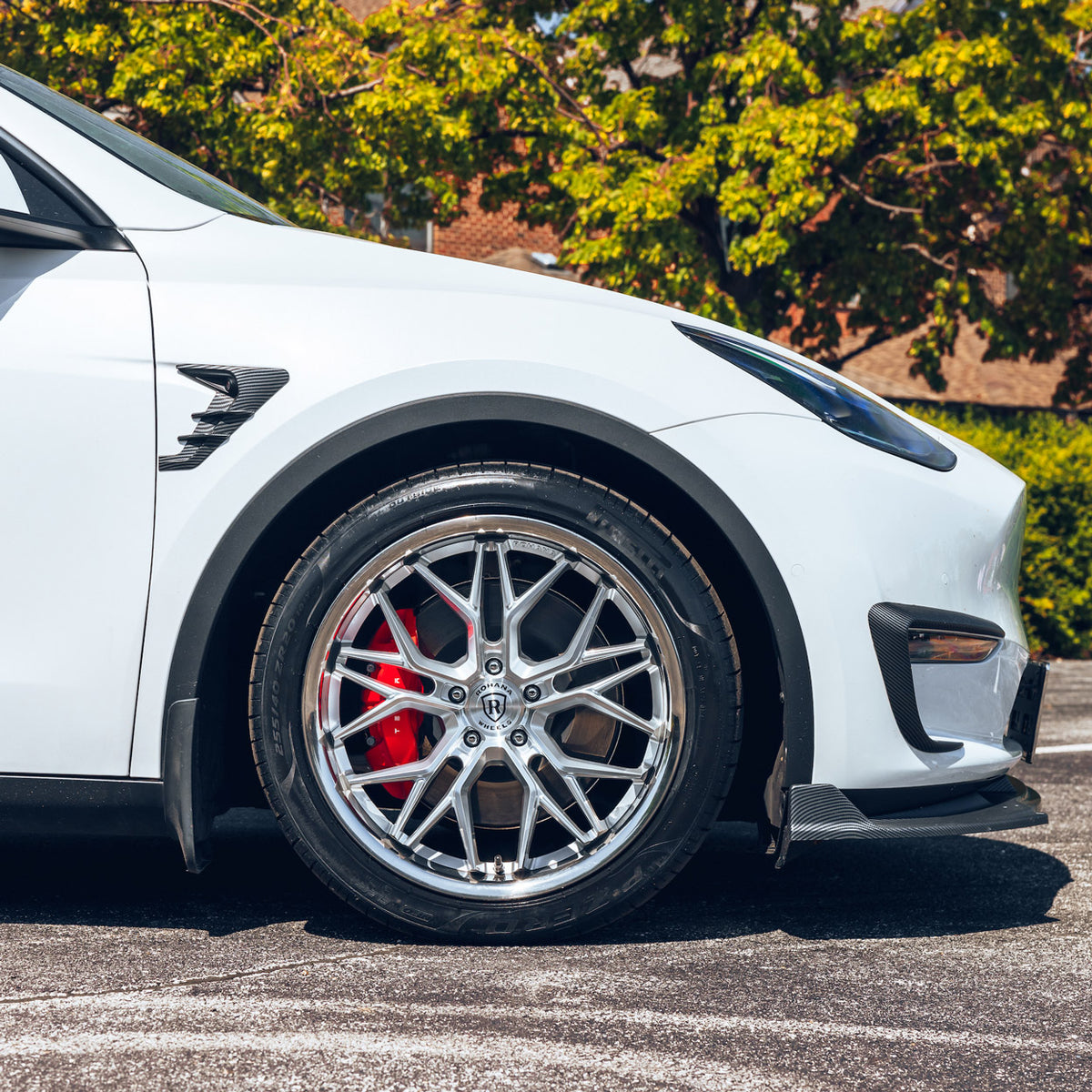 19" Rohana RFC3 Silver 19x8.5 19x9.5 Concave Wheels Rims Fits Tesla Model 3