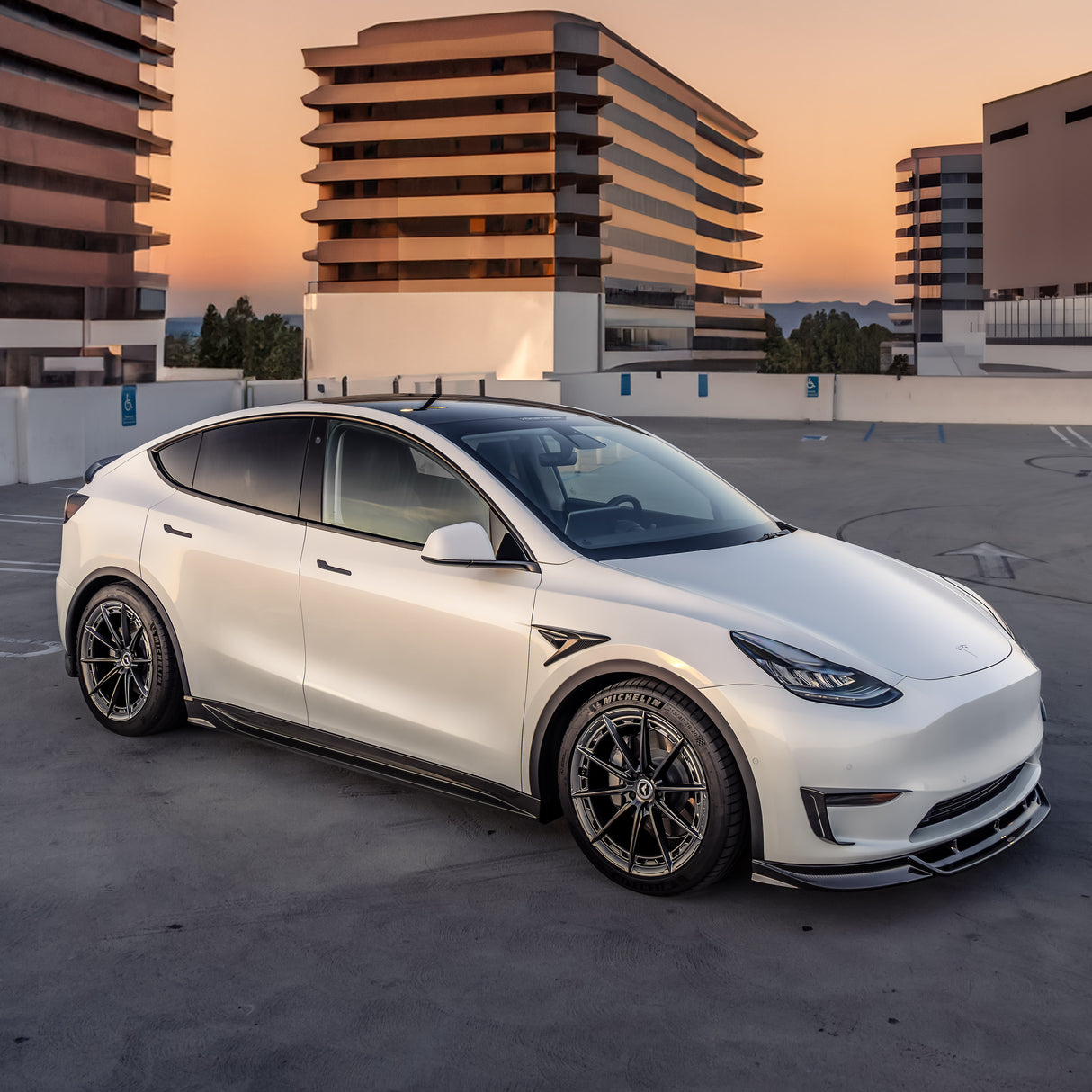 20" Vorsteiner VFX 001 Forged Concave Graphite Wheels Rims Fits Tesla Model Y