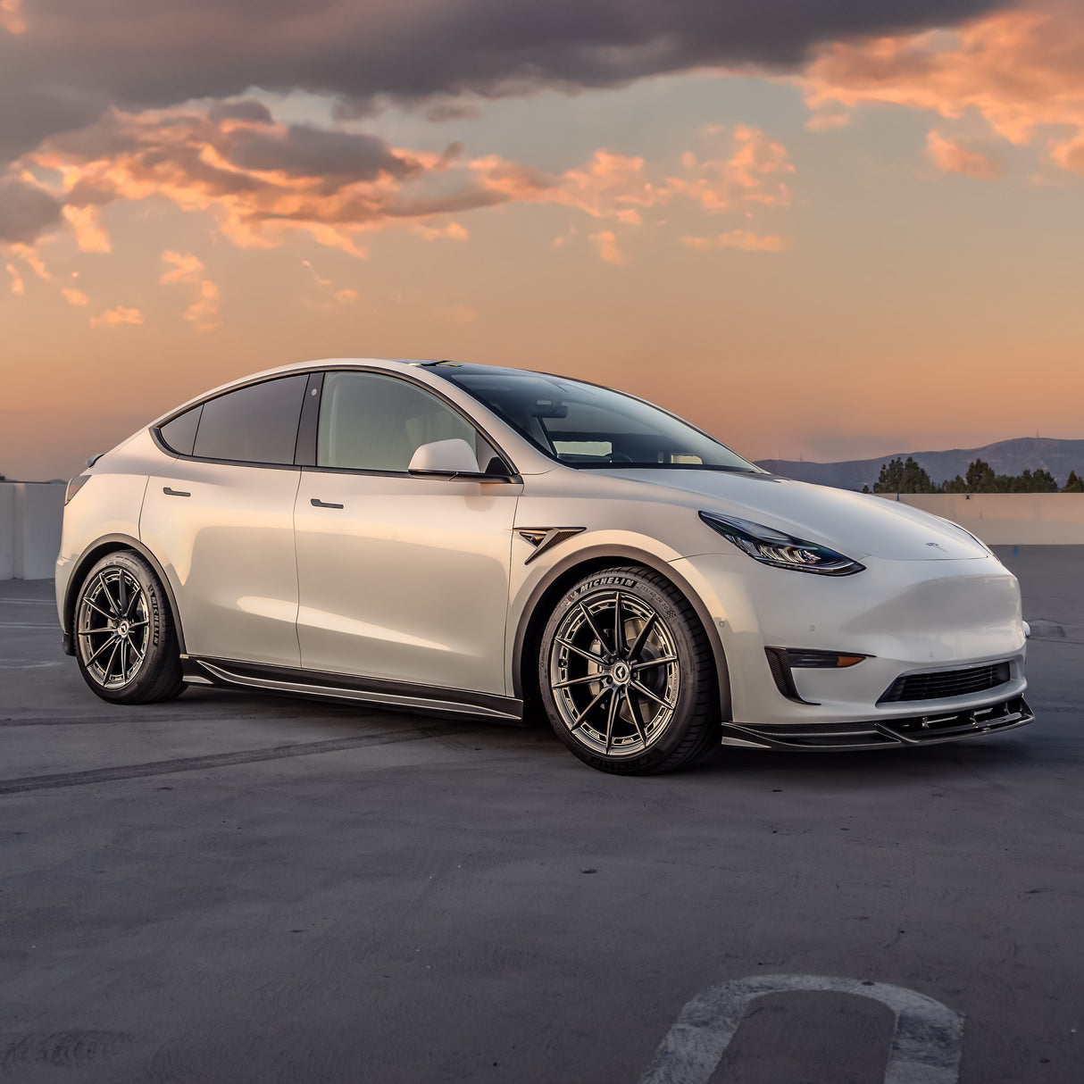 20" Vorsteiner VFX 001 Forged Concave Graphite Wheels Rims Fits Tesla Model Y