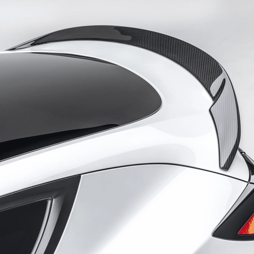 Vorsteiner Aero Decklid Spoiler Carbon Fiber 2x2 Glossy Fits Tesla Model Y