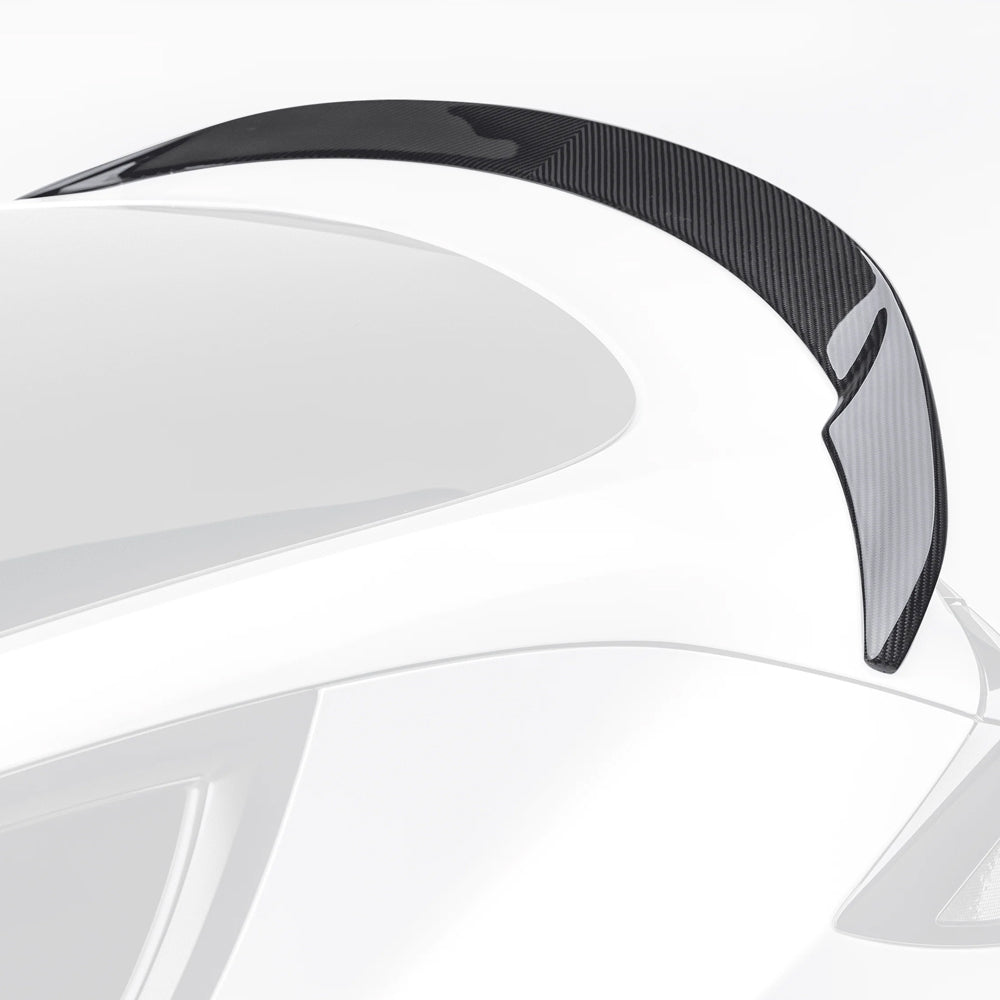 Vorsteiner Aero Decklid Spoiler Carbon Fiber 2x2 Glossy Fits Tesla Model Y