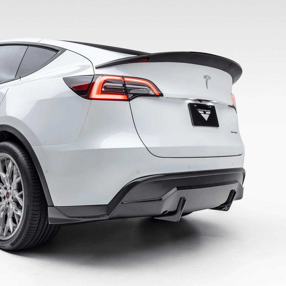 Vorsteiner Aero Rear Diffuser Carbon Fiber 2x2 Glossy Fits Tesla Model Y