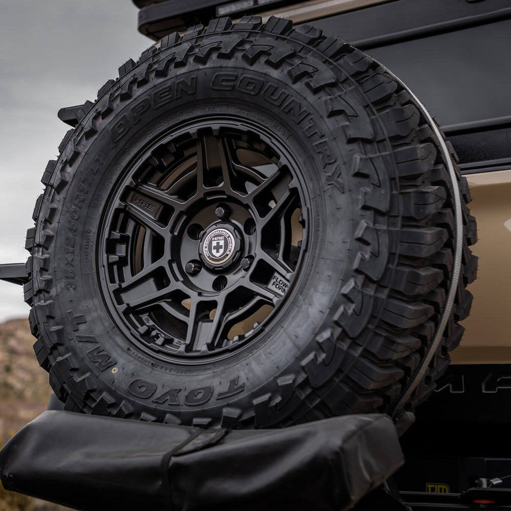17" HRE FT1 Black 17x9 Concave Wheels Rims Fits 2016-2022 Toyota Tacoma