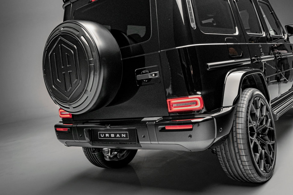 Urban G-Wagon W465 rear with carbon spare wheel cover