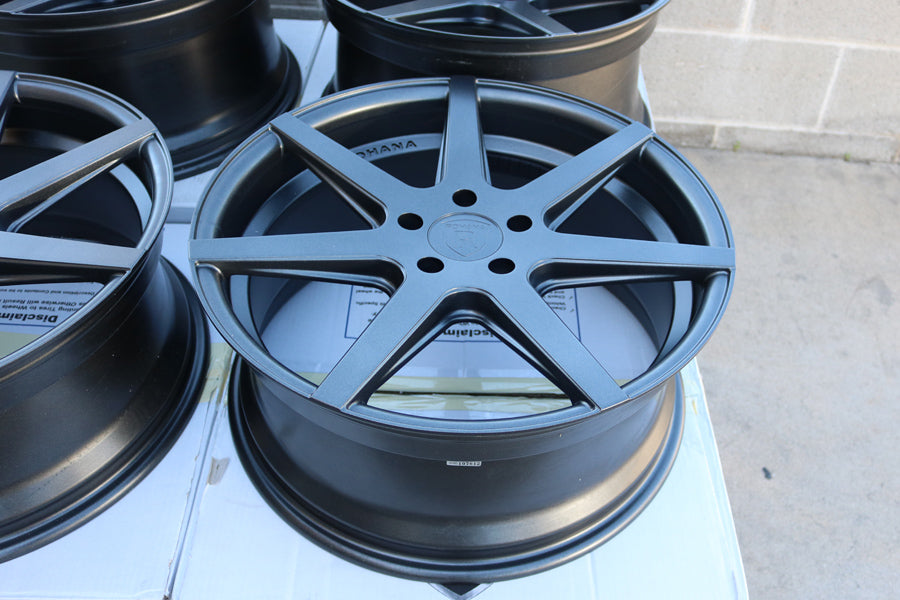 19" ROHANA RC7 GRAPHITE CONCAVE WHEELS RIMS FITS LEXUS IS250 IS350