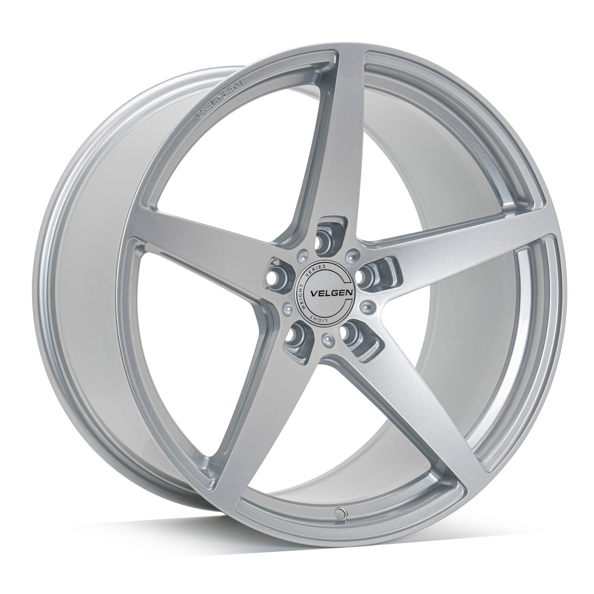 20" Velgen Classic5 Gloss Silver Concave Wheels Rims Fits Ford Mustang GT