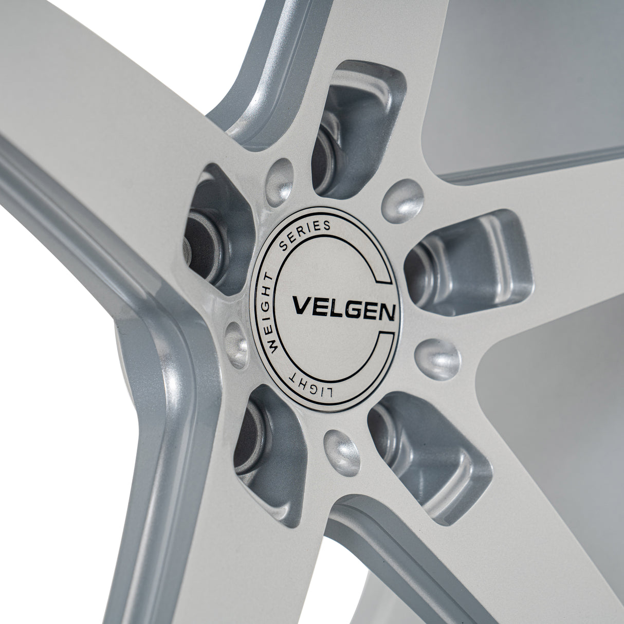 20" Velgen Classic5 Gloss Silver Concave Wheels Rims Fits Ford Mustang GT