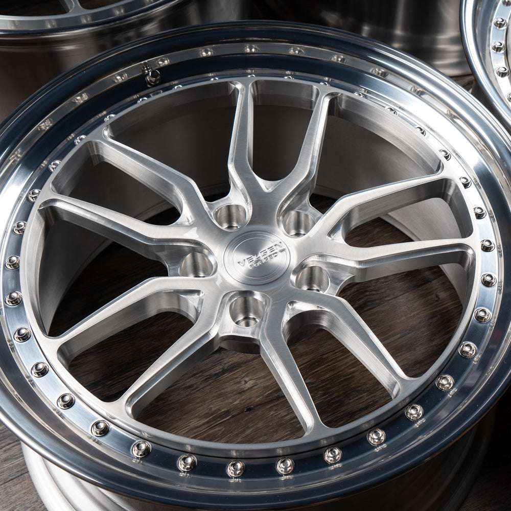 19/20" Velgen SL10 Silver 19x9.5 20x12 Full Forged Wheels Rims Fits Corvette C8