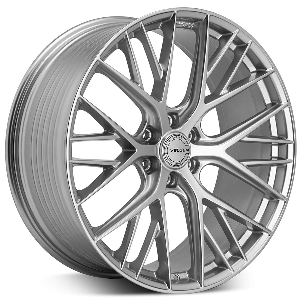 24" Velgen VFF-12 Silver Forged Wheels Rims Fits 2015-2023 Chevy Tahoe Suburban