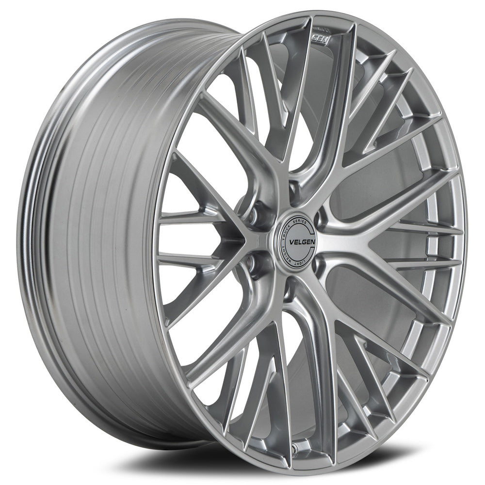 24" Velgen VFF-12 Silver Forged Wheels Rims Fits 2015-2023 Chevy Tahoe Suburban