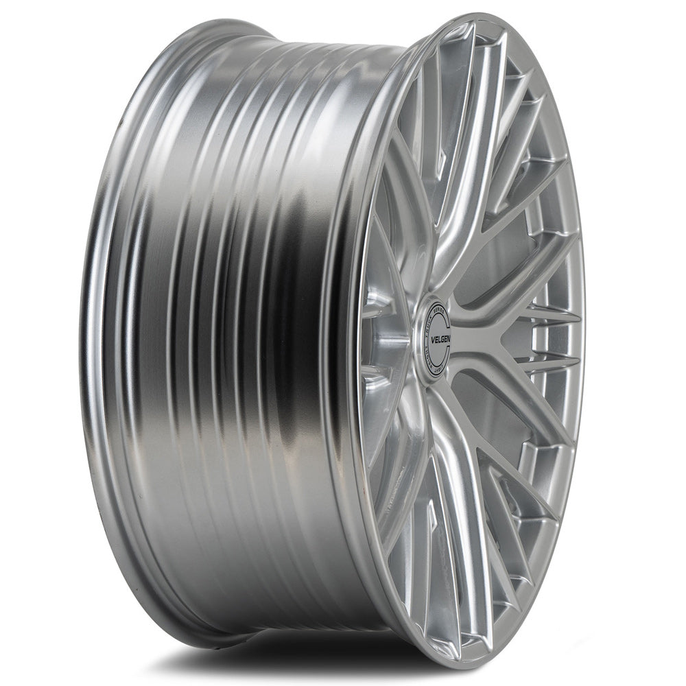 24" Velgen VFF-12 Silver Forged Wheels Rims Fits 2015-2023 Chevy Tahoe Suburban