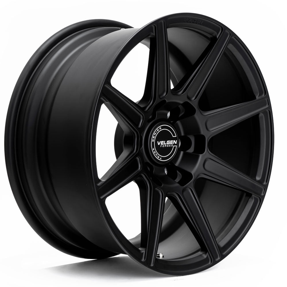20" Velgen VFT8 Satin Black 20x10 Forged Concave Wheels Rims Fits Ford F-150