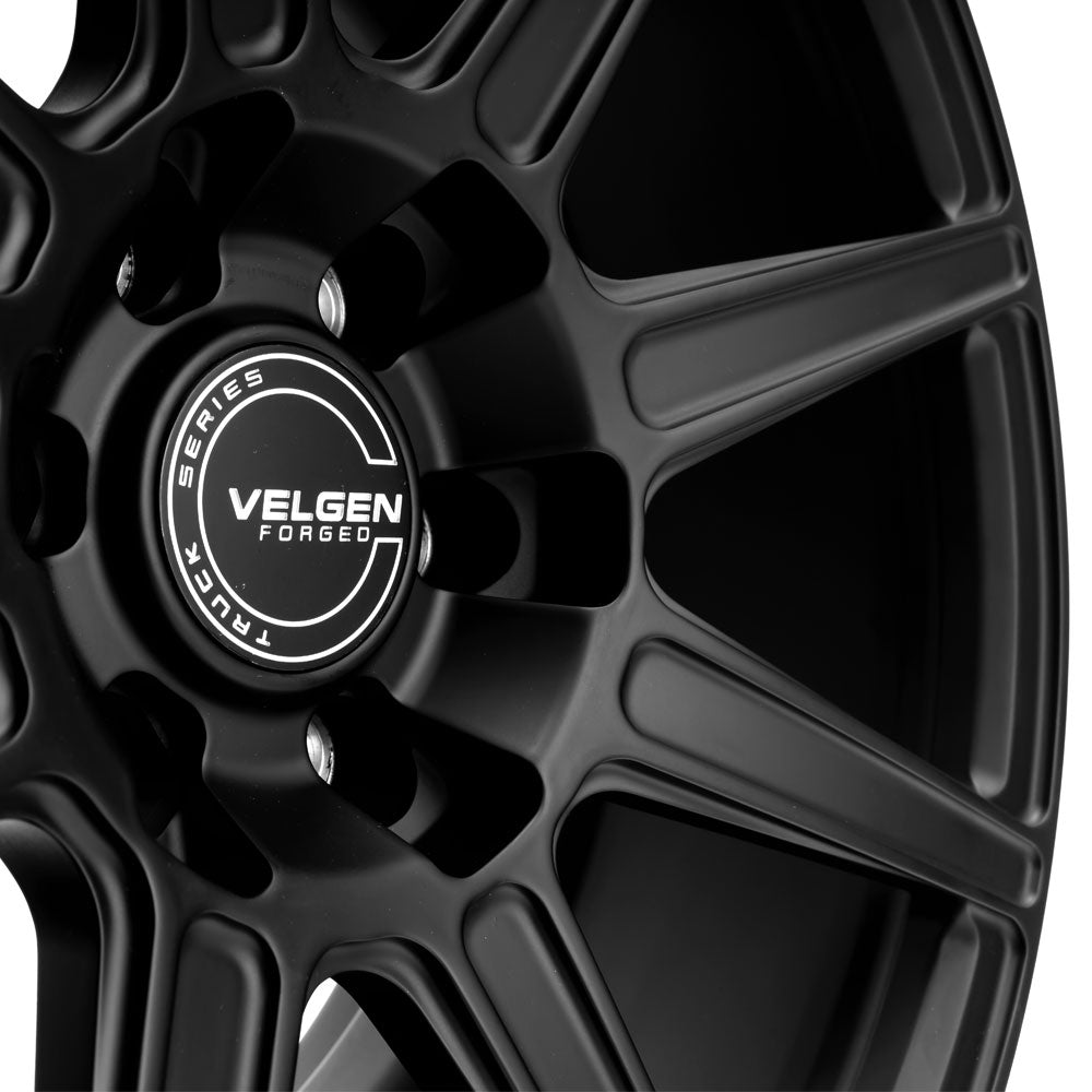 20" Velgen VFT8 Satin Black 20x10 Forged Concave Wheels Rims Fits Ford F-150