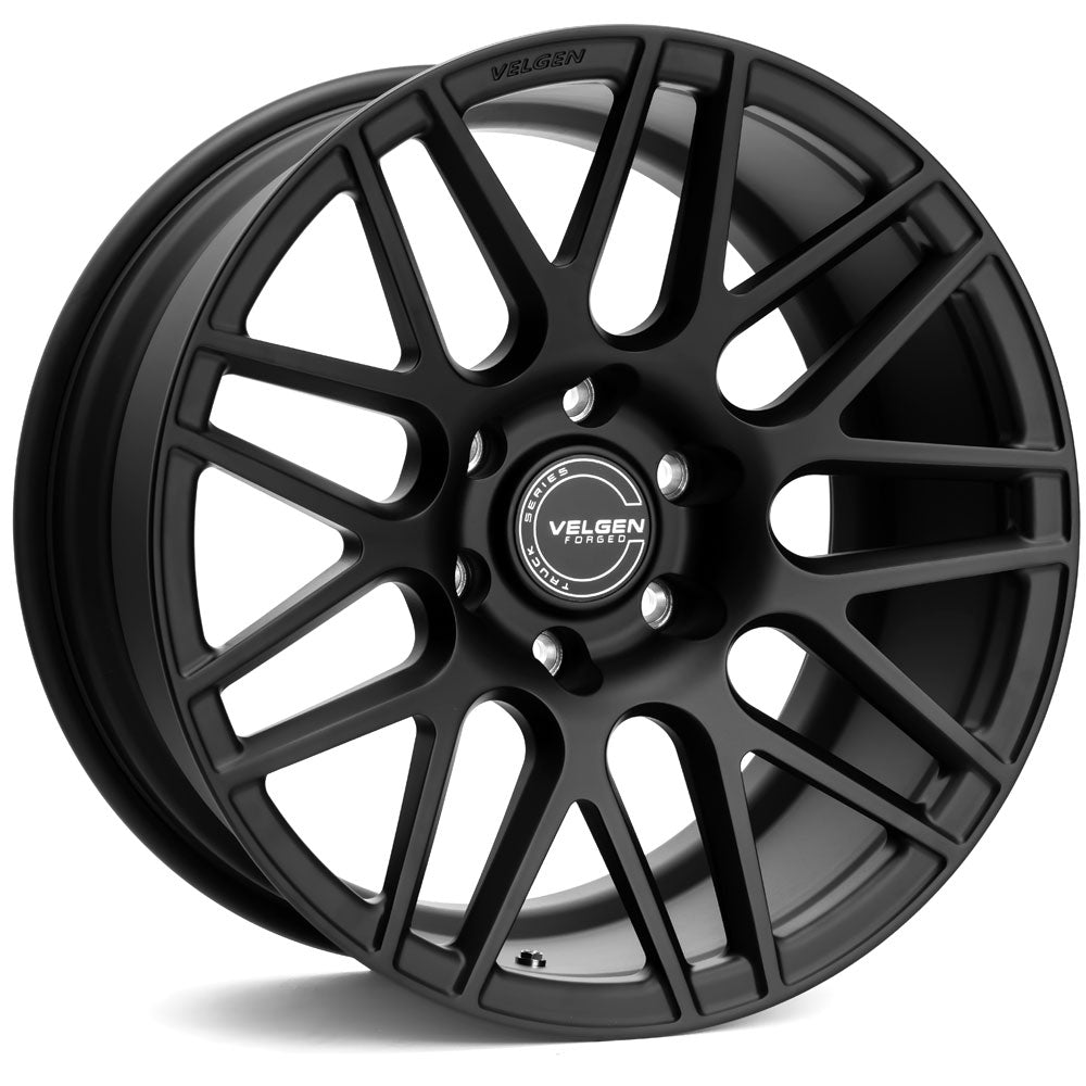 20" Velgen VFT9 Satin Black 20x10 Forged Wheels Rims Fits Lincoln Navigator