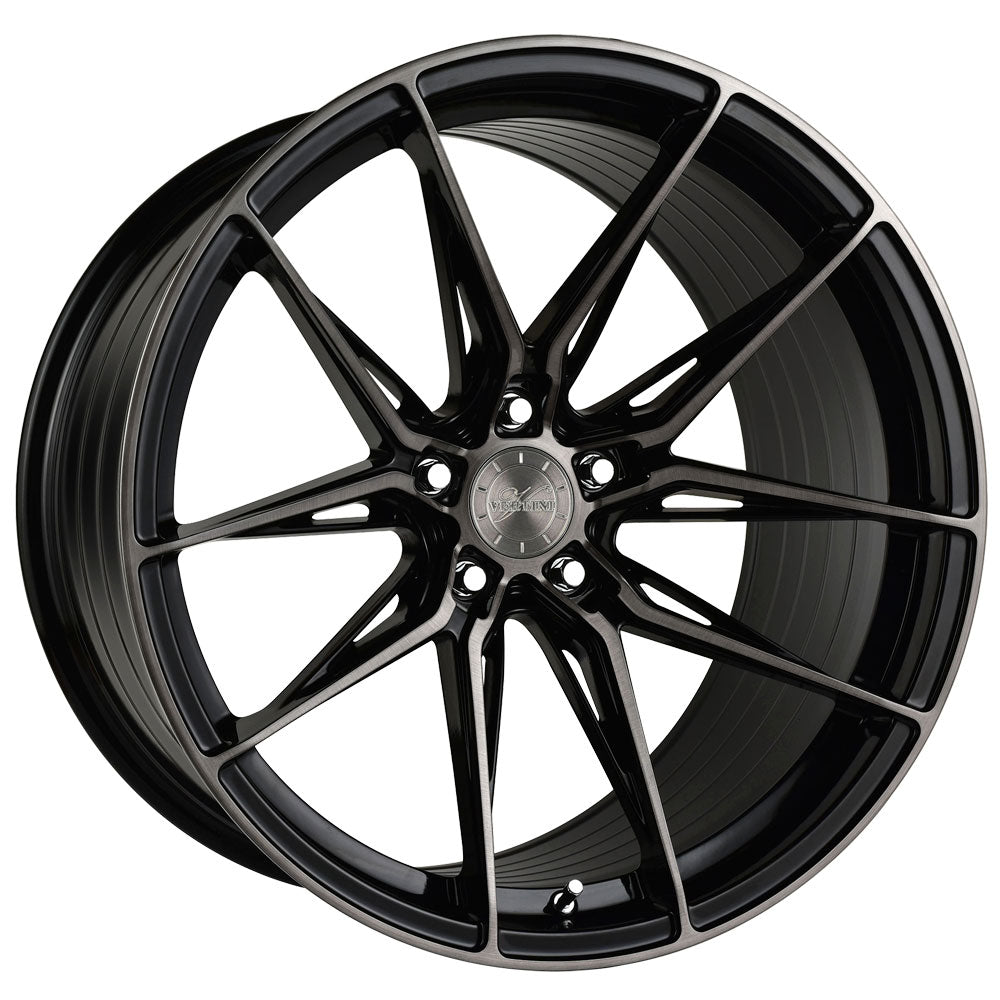 20" Vertini RFS1.8 Black 20x9 Forged Concave Wheels Rims Fits Volkswagen CC