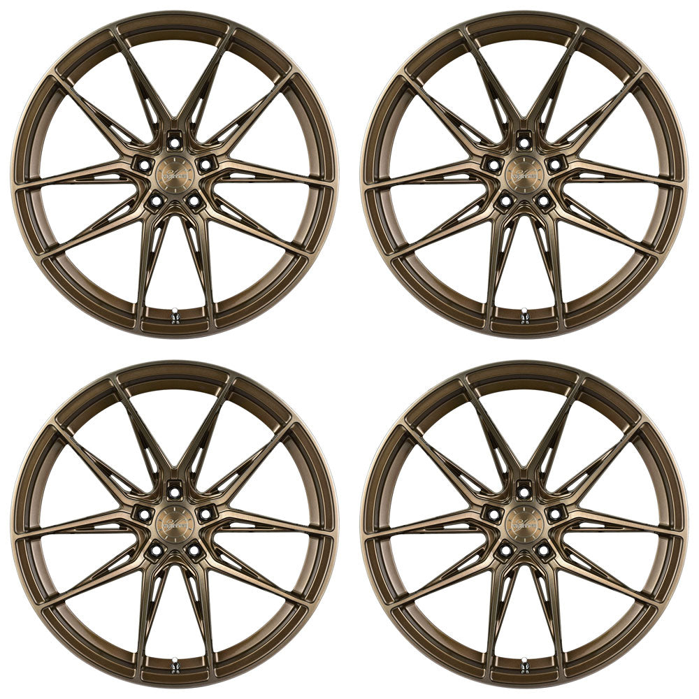 20" Vertini RFS1.8 Bronze 20x9 20x10 Forged Concave Wheels Rims Fits BMW E46 M3