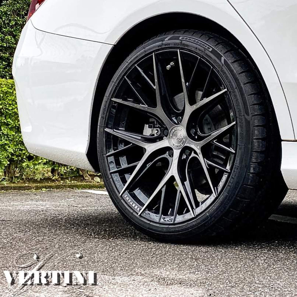20" Vertini RFS2.1 Black Forged Concave Wheels Rims Fits Mercedes SL 500 55 63