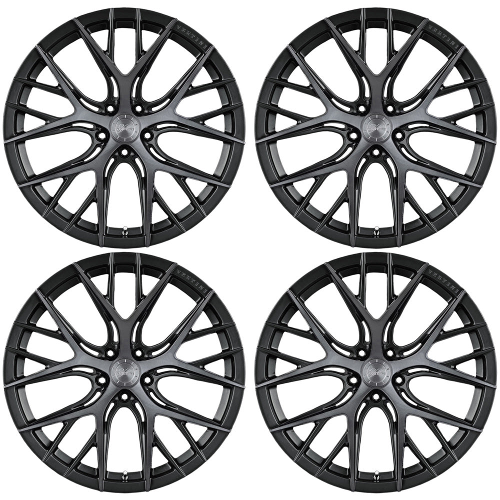 20" Vertini RFS2.1 Gunmetal Forged Concave Wheels Rims Fits Tesla Model S