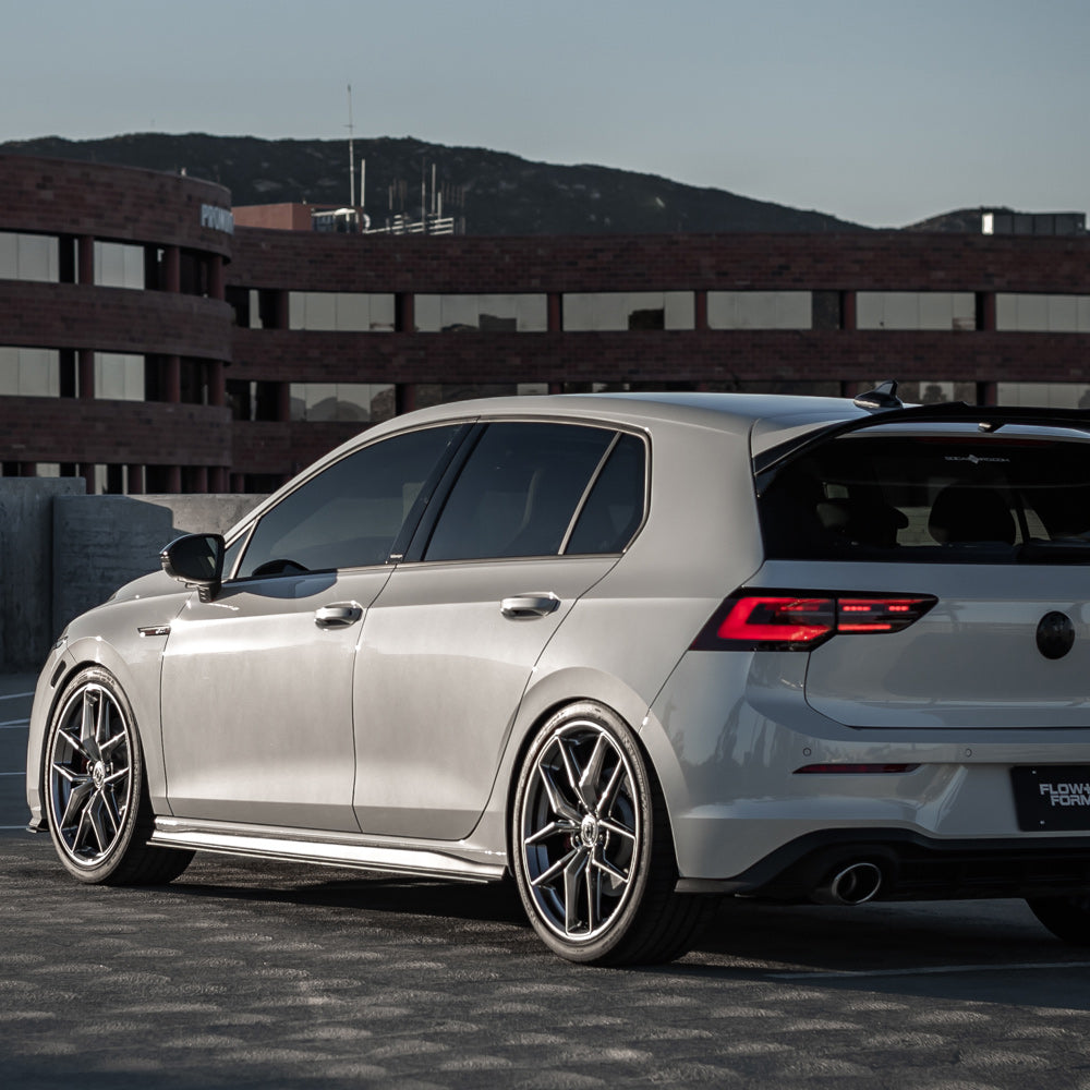 19" HRE FF21 Silver Forged Concave Wheels Rims Fits Volkswagen MK8 Golf R GTI