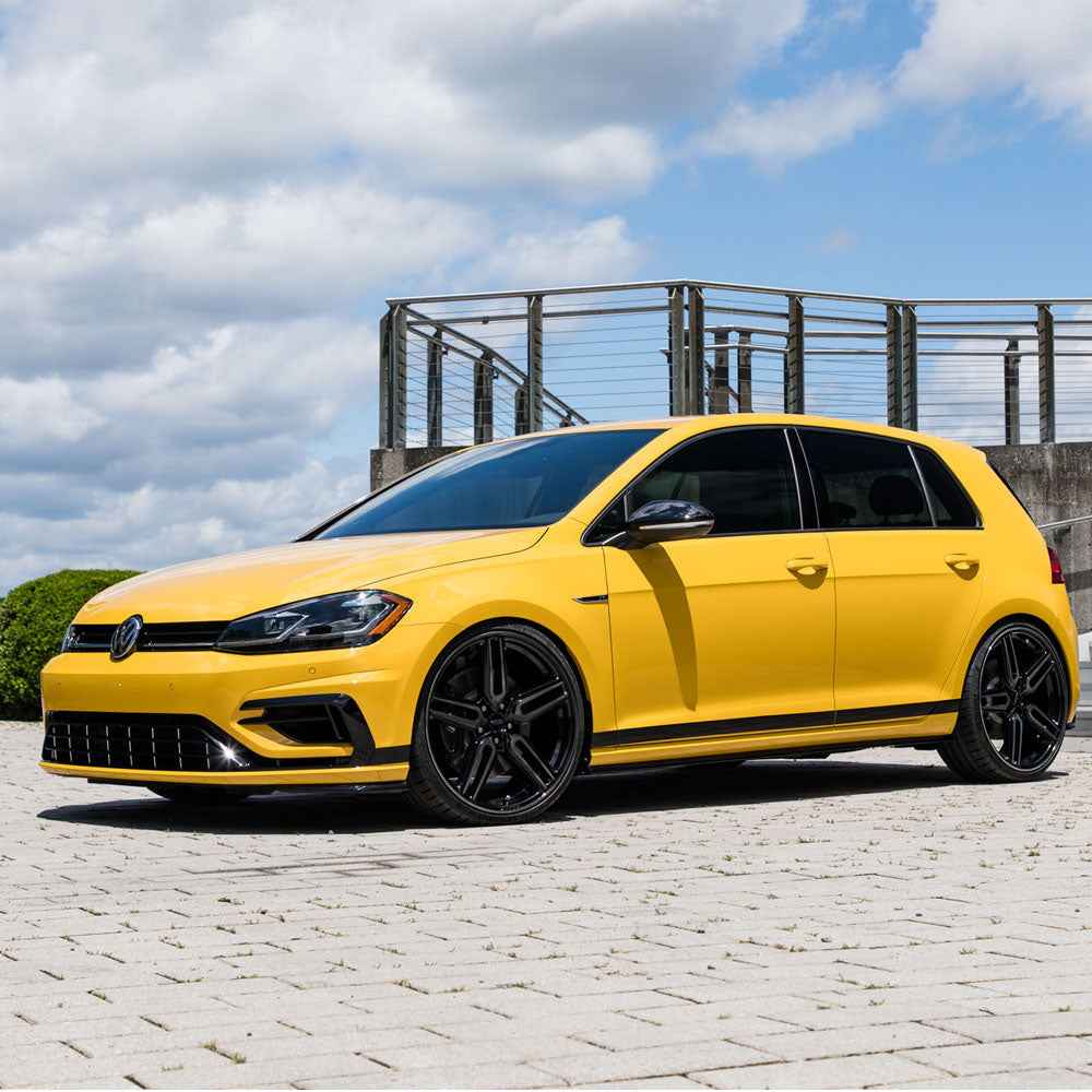 19" Vossen HF1 Black 19x8.5 19x10 1108 Concave Wheels Rims Fits Nissan Maxima