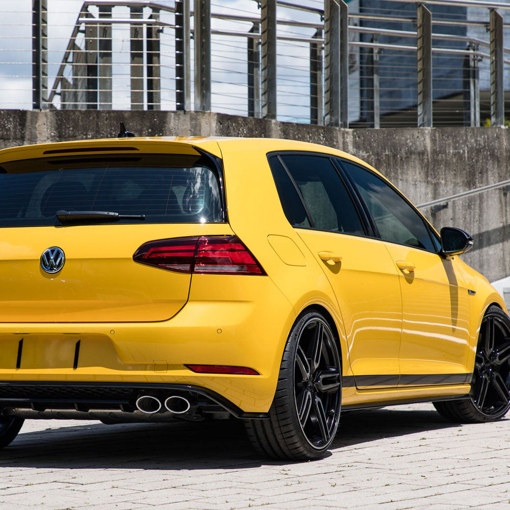 20" Vossen HF1 Black 20x8.5 20x11 1223 Concave Wheels Rims Fits Porsche Panamera