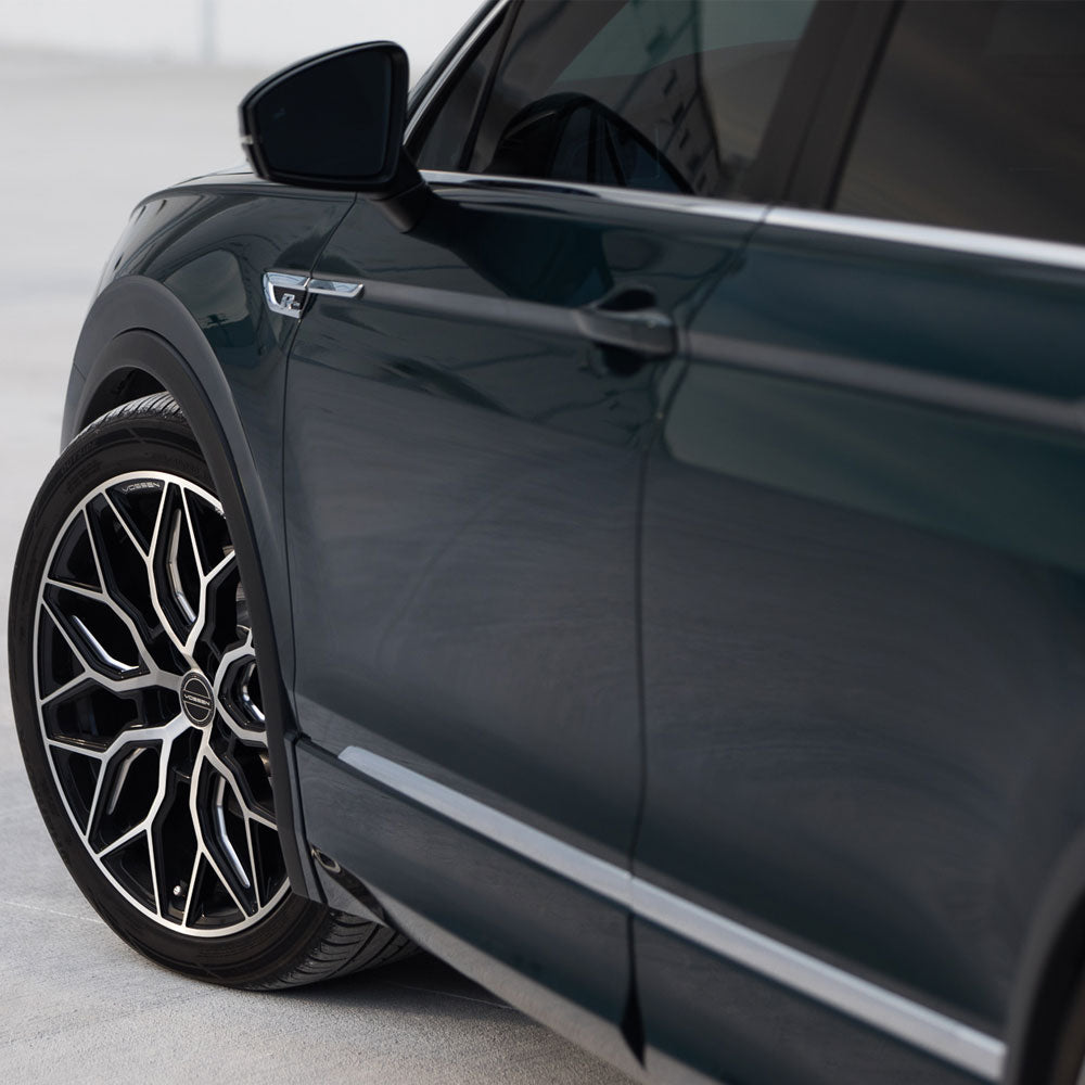 20" Vossen HF2 Black 20X8.5 20X9 1198 Concave Wheels Rims Fits Tesla Model S