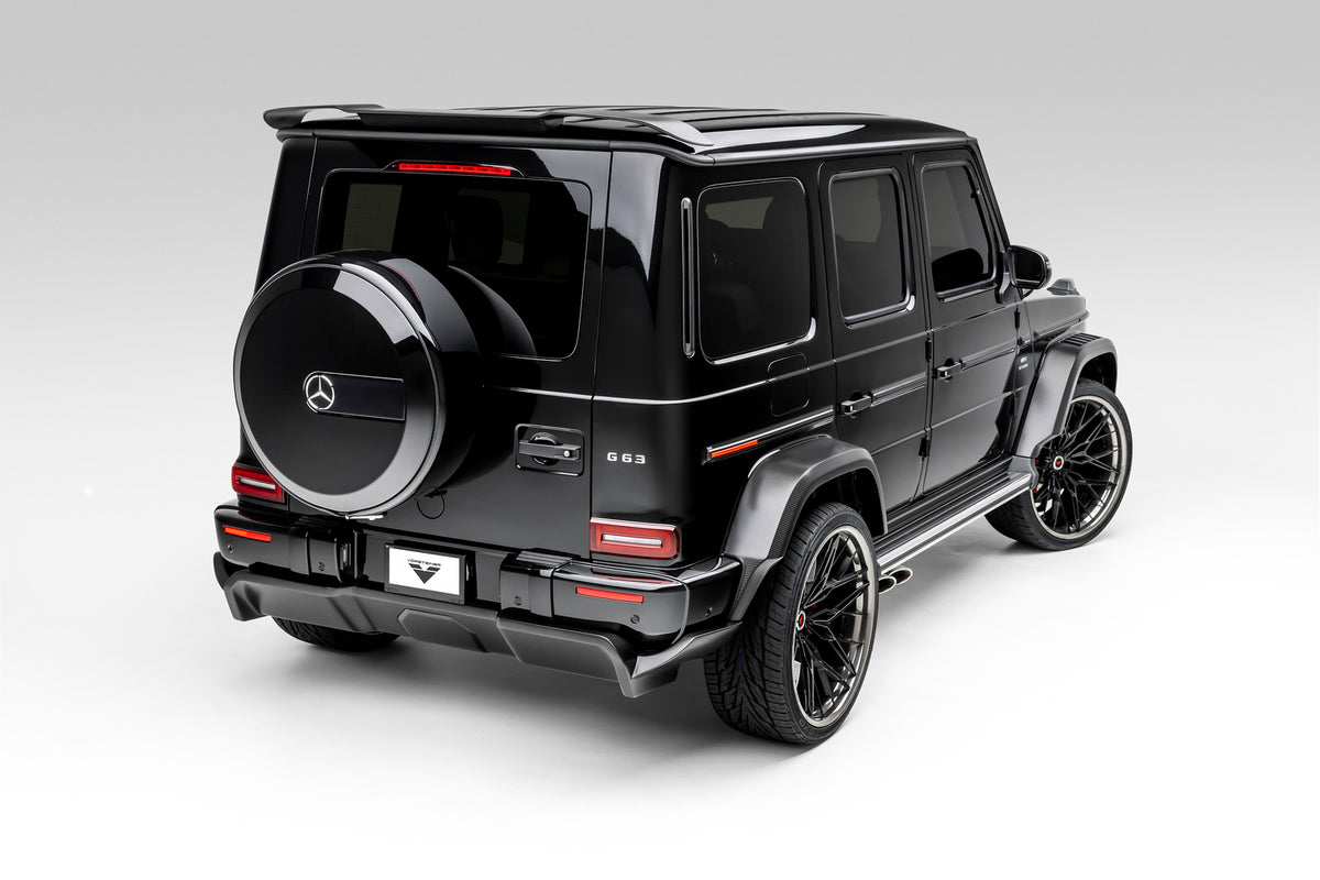 Vorsteiner Rear Roof Spoiler Glossy Carbon Fiber PP 2x2 Fits Mercedes G550