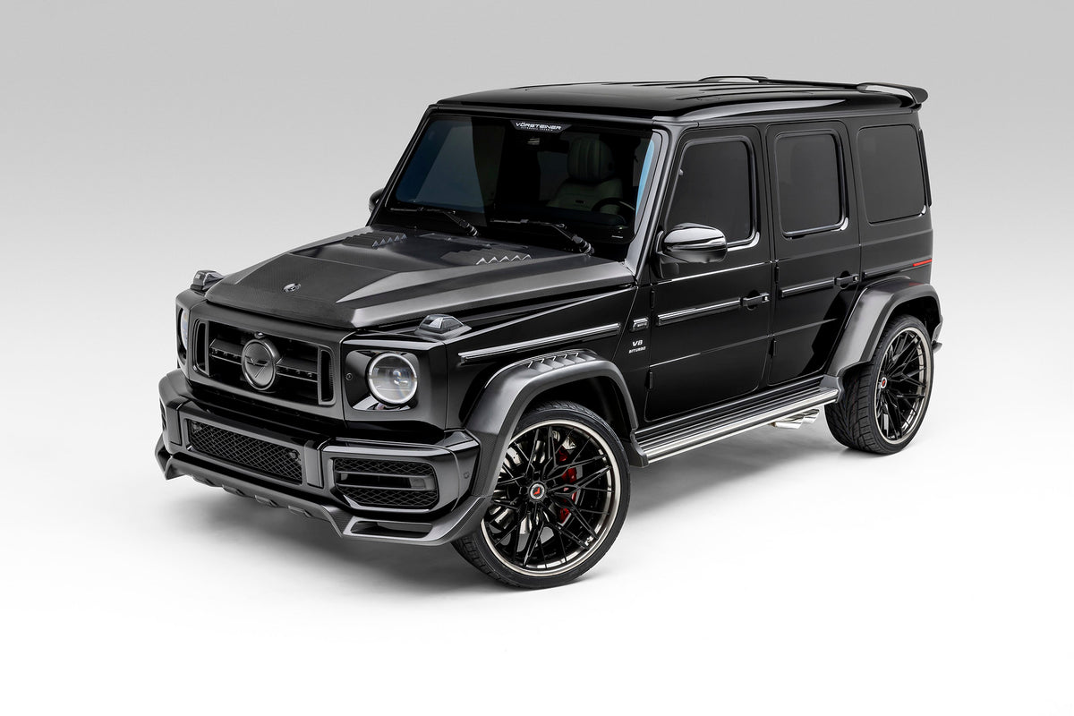 Vorsteiner Bumper Delete Carbon Fiber PP 2x2 SATIN Fits Mercedes G63 AMG