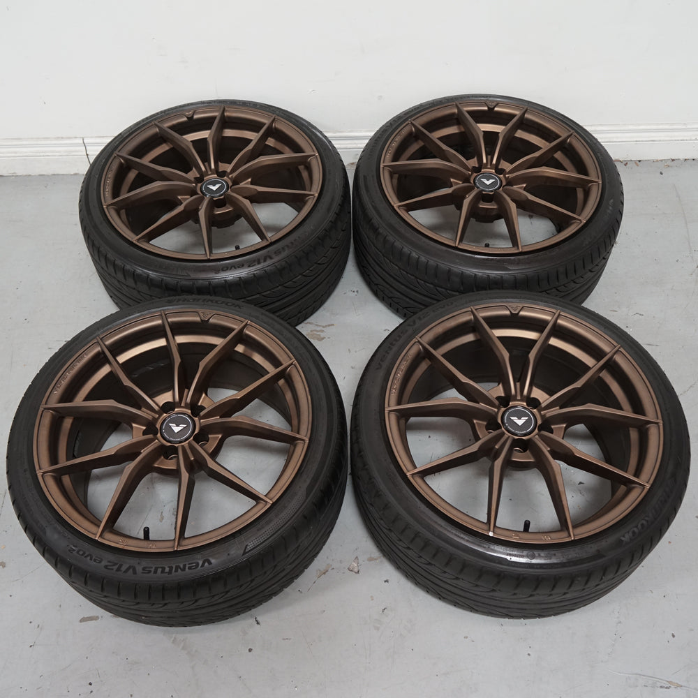 18" Vorsteiner V-FF 108 Forged Concave Bronze Wheels Rims Fits Subaru WWRX