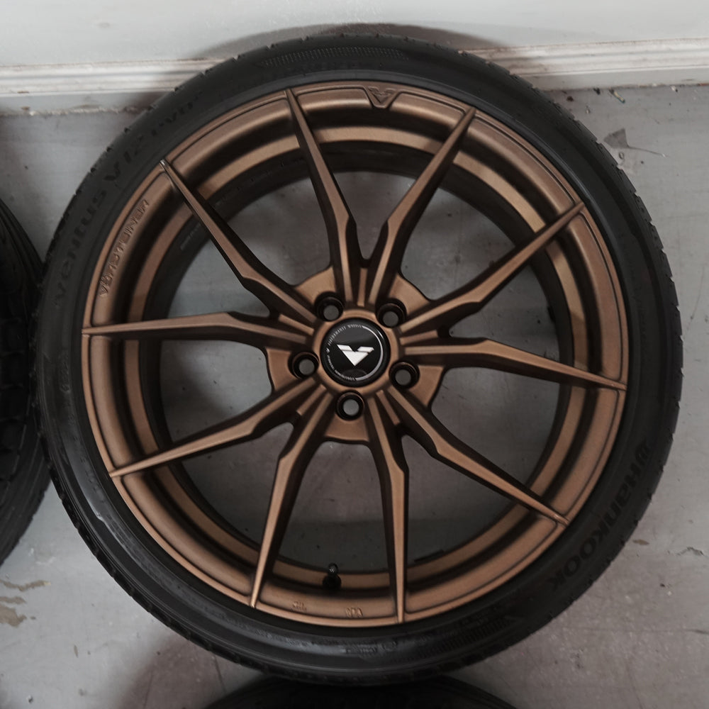 18" Vorsteiner V-FF 108 Forged Concave Bronze Wheels Rims Fits Subaru WWRX