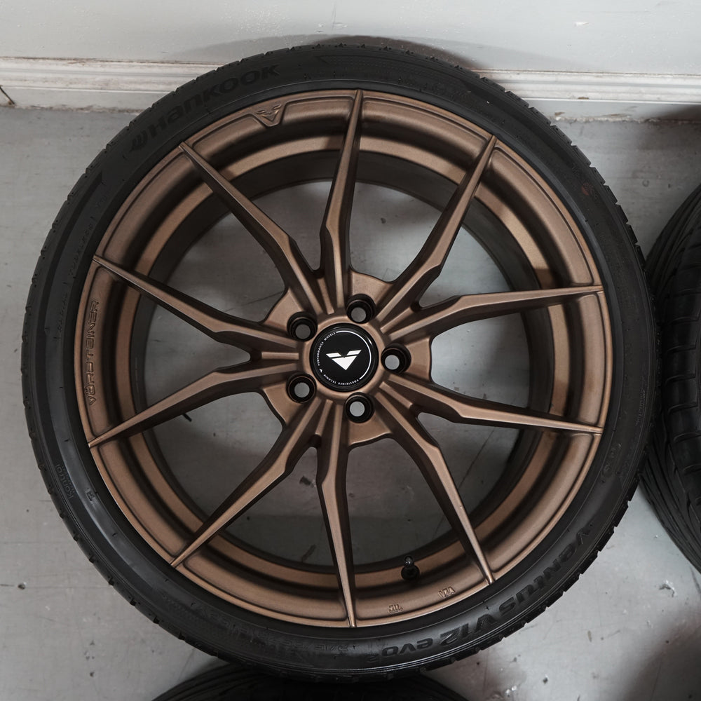 18" Vorsteiner V-FF 108 Forged Concave Bronze Wheels Rims Fits Subaru WWRX