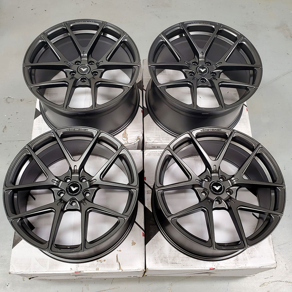 20" Vorsteiner V-FF 101 Forged Concave Graphite Wheels Rims Fits Ford Mustang GT