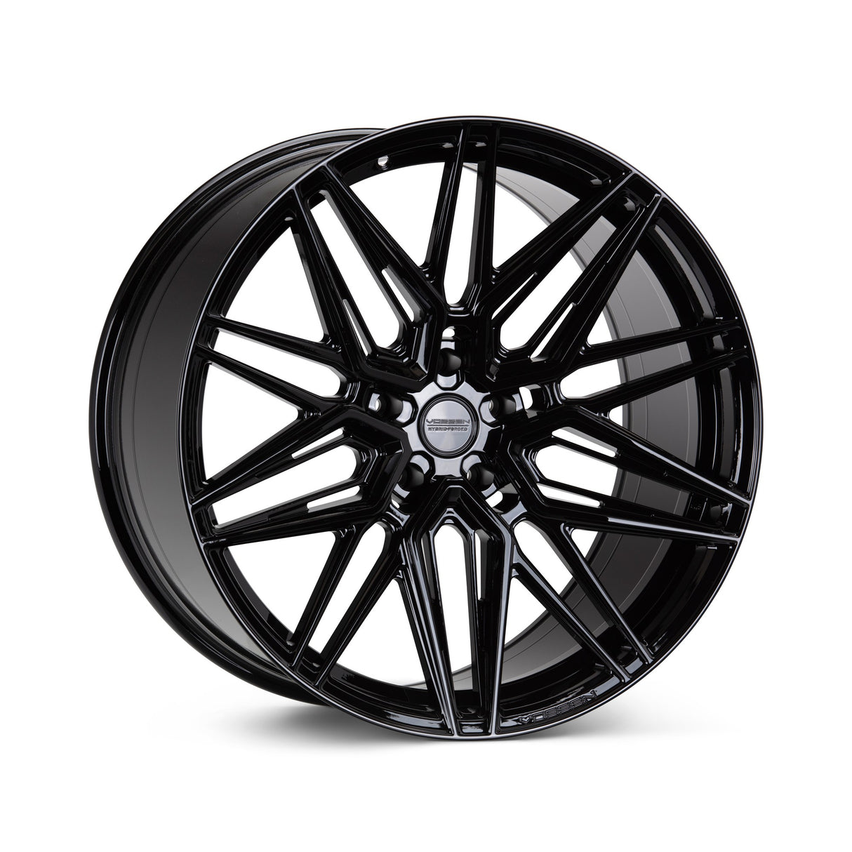19" Vossen HF7 Gloss Black 19x8.5 19x9.5 Concave Wheels Fits BMW G22 4 Series