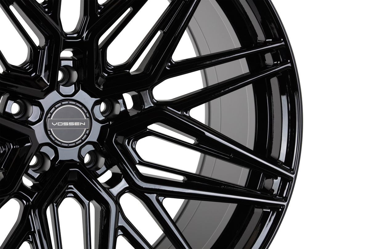 20" Vossen HF7 Gloss Black 20x9 20x10 Concave Wheels Rims Fits BMW F01 740 750