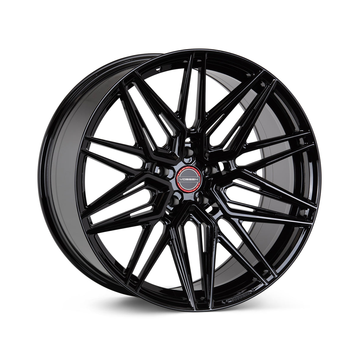 19" Vossen HF7 Gloss Black 19x8.5 19x9.5 Concave Wheels Rims Fits Lexus SC430